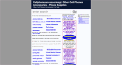 Desktop Screenshot of cellphonesaccessoriesgi.com